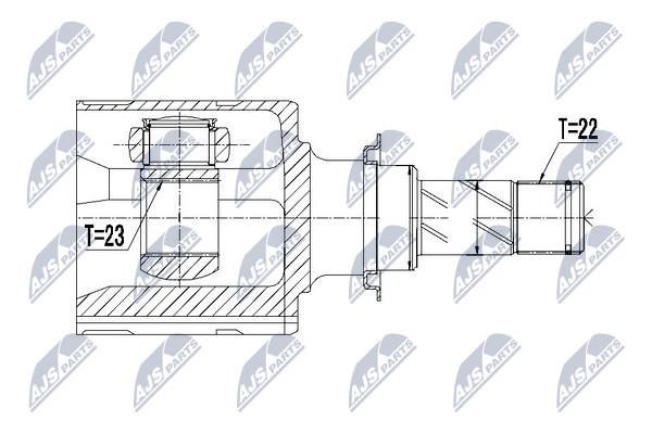 CV joint NTY NPW-PL-045