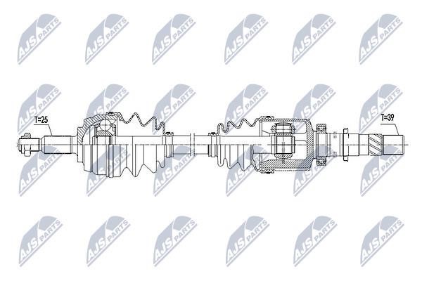 NTY Drive shaft right – price [object Object] PLN