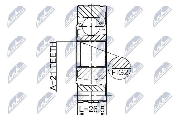 NTY CV joint – price 70 PLN
