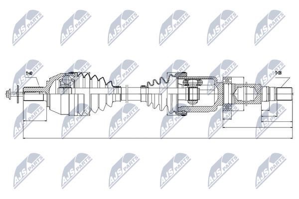 NTY Drive shaft – price [object Object] PLN