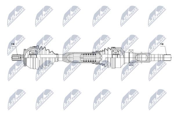 NTY Drive shaft right – price [object Object] PLN