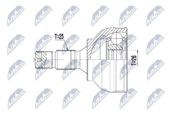 Constant velocity joint (CV joint), outer, set NTY NPZ-CT-022