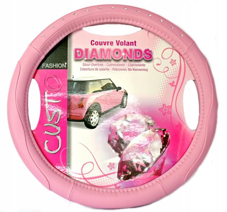 Mammooth MMT A050 174150 Steering wheel cover, pink (36,5-38cm) MMTA050174150