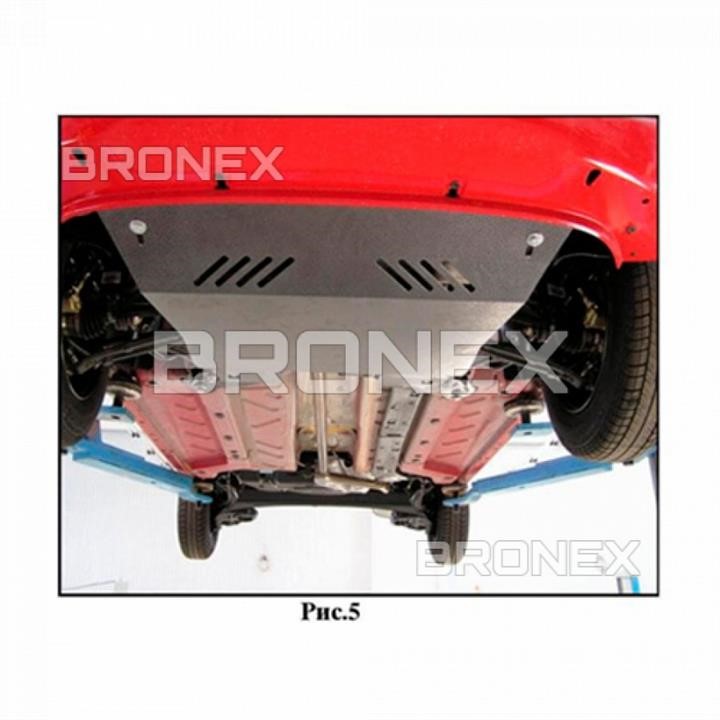Bronex 101.0018.00.FI Engine protection Bronex standard 101.0018.00.FI for Fiat Panda (radiator, gear box) 101001800FI