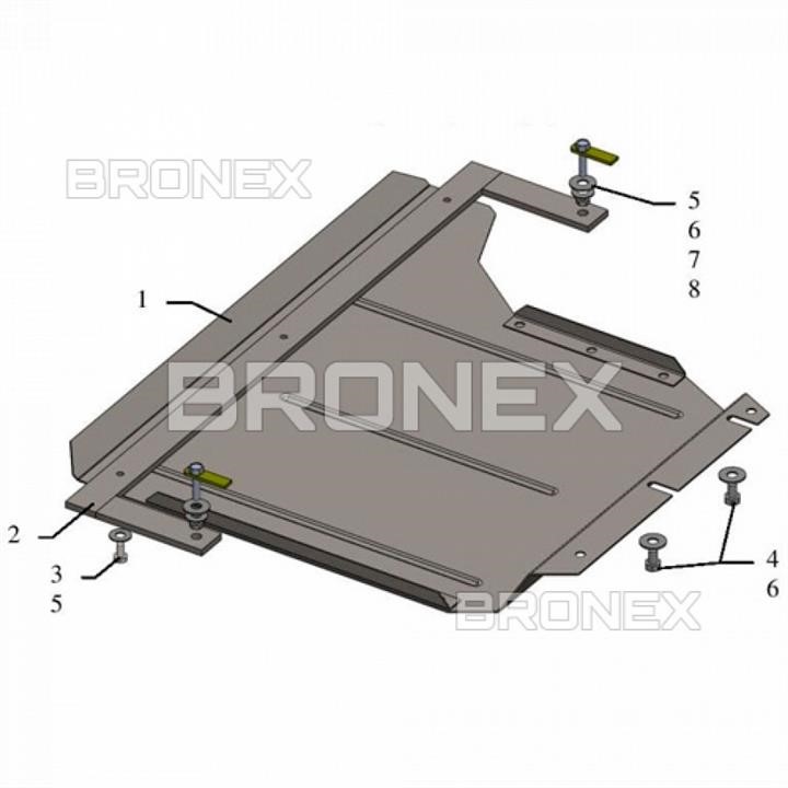 Bronex 101.0570.00 Bronex gearbox protection standard 101.0570.00 for BMW 5 Series E60/E61 101057000