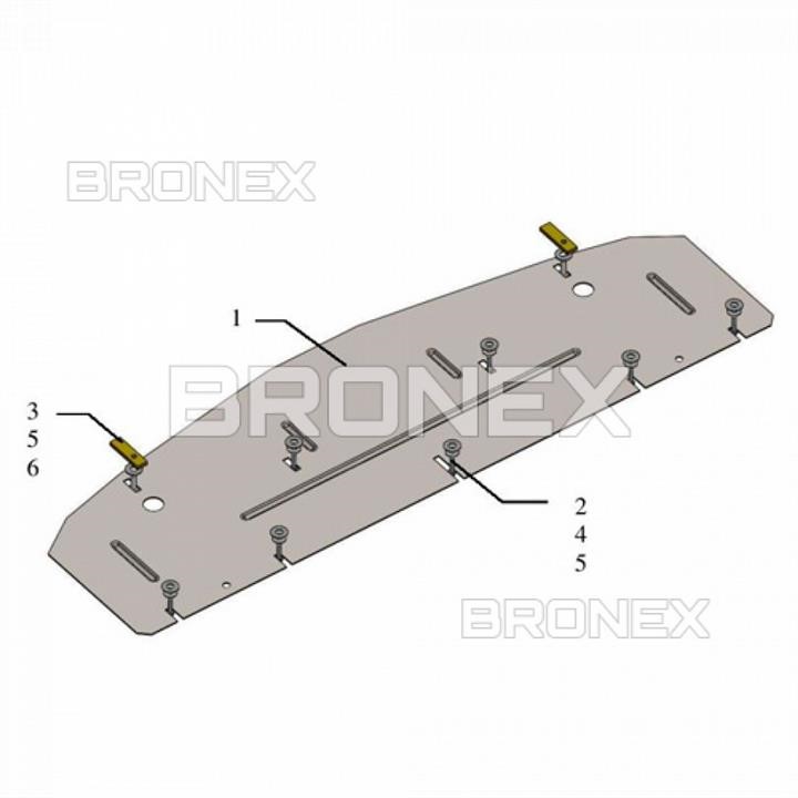 Bronex 101.0597.00 Radiator protectionBronex standard 101.0597.00 for Kia Ceed 101059700