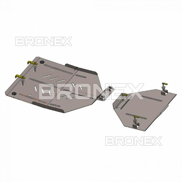 Bronex 101.0789.00 Transfer case protectionBronex standard 101.0789.00 for Porsche Cayenne (rear axle reducer) 101078900