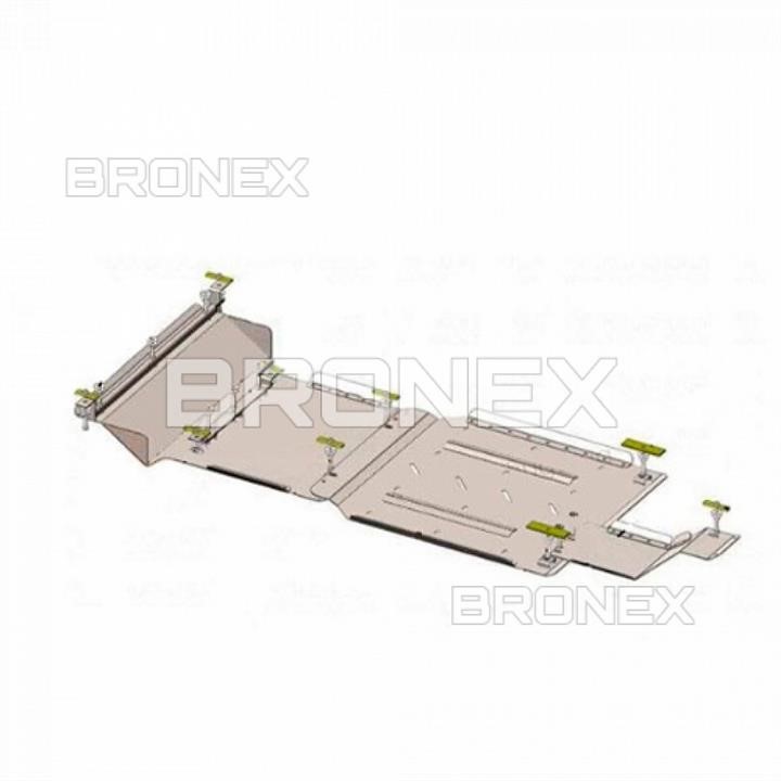 Bronex 101.0850.00 Engine protection Bronex standard 101.0850.00 for Ford F-150 EcoBoost (radiator, gear box, transfer case) 101085000