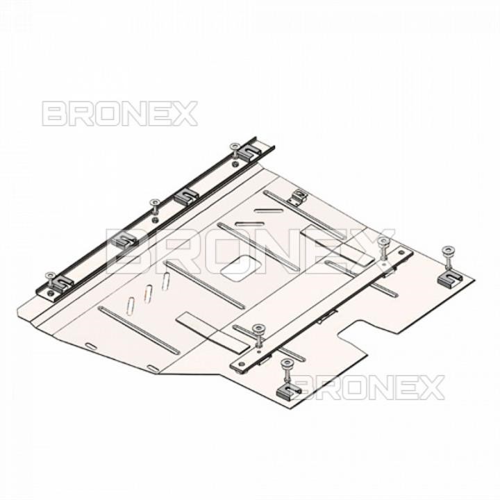 Bronex 101.0871.00.FI Engine protection Bronex standard 101.0871.00.FI for Fiat Doblo 2 (radiator, gear box) 101087100FI