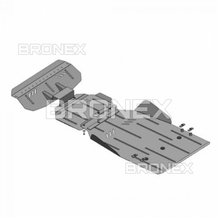 Bronex 102.0045.00 Engine protection Bronex premium 102.0045.00 for Ssang Yong Rexton (radiator, gearbox, transfer case) 102004500