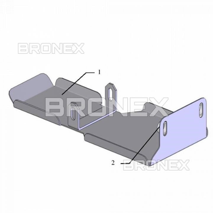 Bronex 102.0214.00 Rear axle gearbox protectionBronex premium 102.0214.00 for Suzuki SX-4 Classic 102021400