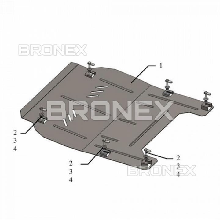 Bronex 102.0648.00 Engine protection Bronex premium 102.0648.00 for Opel Insignia A (gear box) 102064800