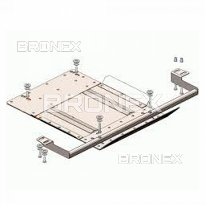 Bronex 102.0751.00 Transfer case protectionBronex premium 102.0751.00 for Mitsubishi L200 V 102075100
