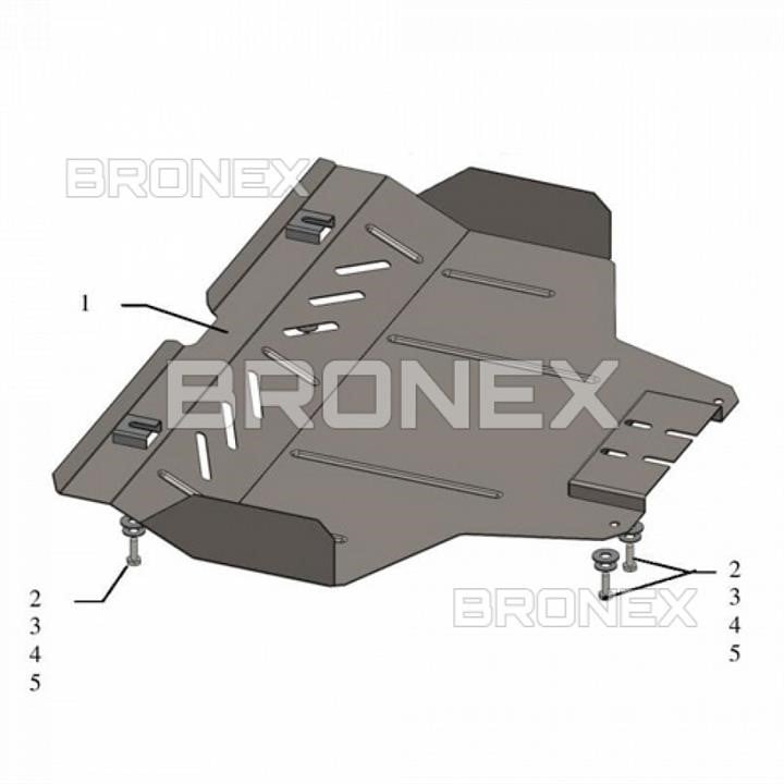 Bronex 102.0759.00 Engine protection Bronex premium 102.0759.00 for Subaru Forester SF (radiator) 102075900