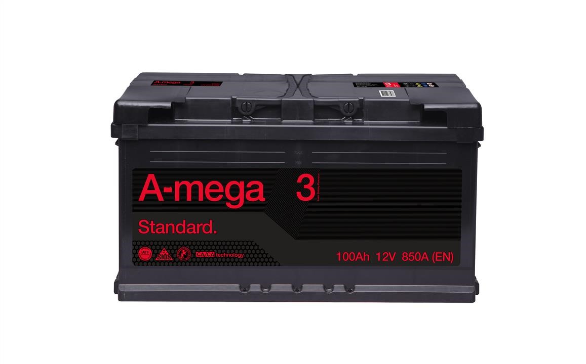 A-Mega AS-100-0 Battery A-Mega Standart 12V 100Ah 850A(EN) R+ AS1000