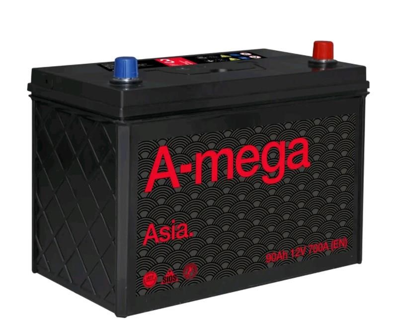 A-Mega ASIA-90-0 Battery A-Mega Asia 12V 90Ah 700A(EN) R+ ASIA900