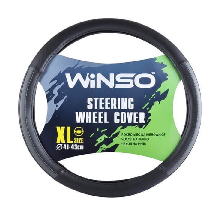 Winso 140340 Steering wheel cover XL 41-43 Ø, with perforation, based on white rubber 140340