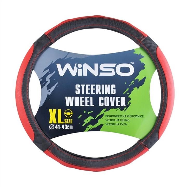 Winso 140540 Steering wheel cover XL 41-43 Ø, with perforation, based on white rubber 140540