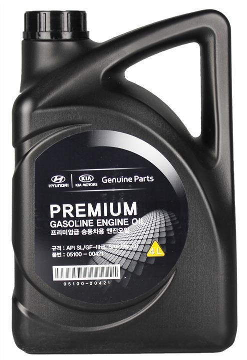 Hyundai/Kia 05100-00421 Engine oil Hyundai/Kia Premium Gasoline 5W-20, 4L 0510000421