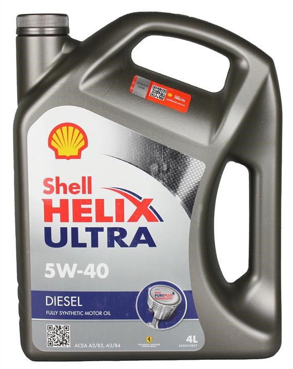 Shell 550021541 Engine oil Shell Helix Ultra Diesel 5W-40, 4L 550021541