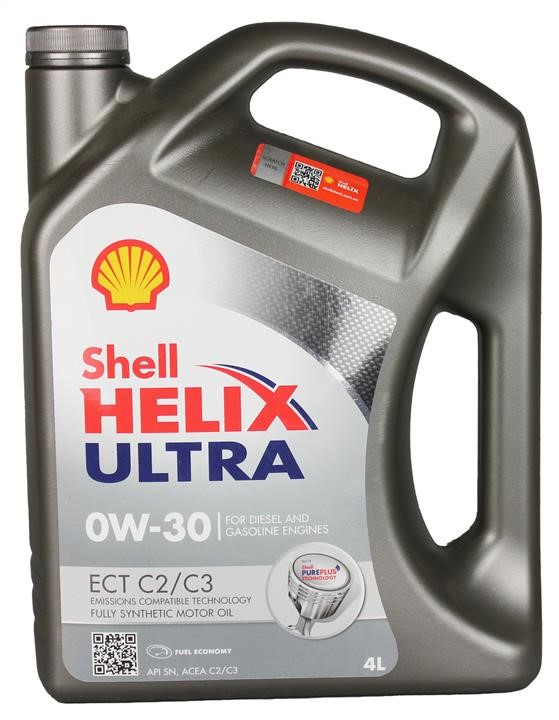Shell 550042353 Engine oil Shell Helix Ultra ECT 0W-30, 4L 550042353