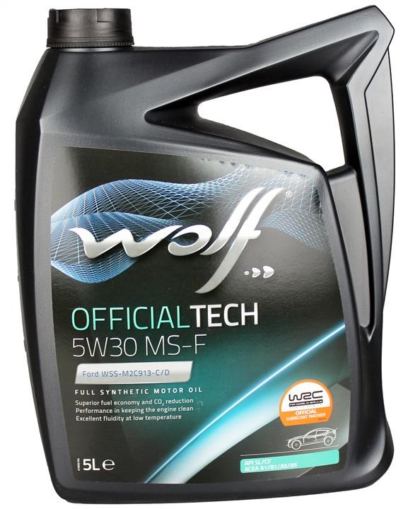 Wolf 8308819 Engine oil Wolf OfficialTech MS-F 5W-30, 5L 8308819