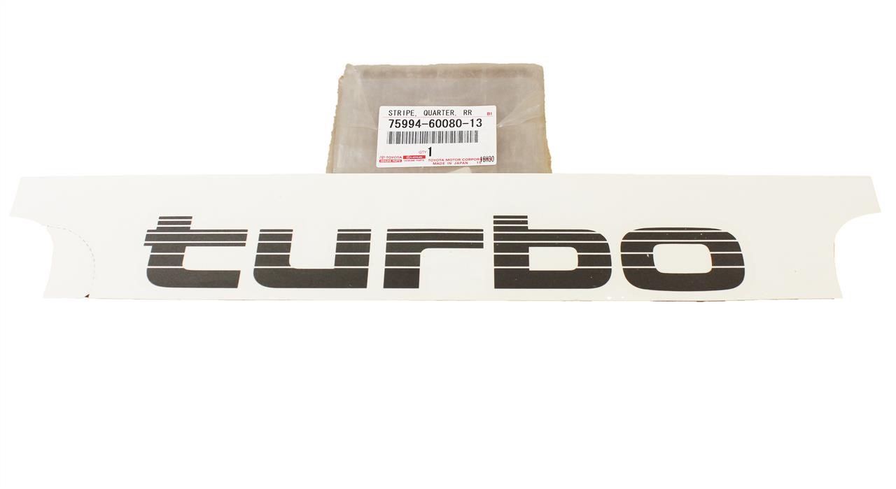 Label Toyota 75994-60080-13