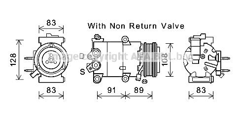 AVA FDAK588 Compressor FDAK588 FDAK588 AVA Compressor