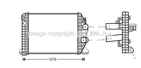 MEA4198 AVA Intercooler, charger