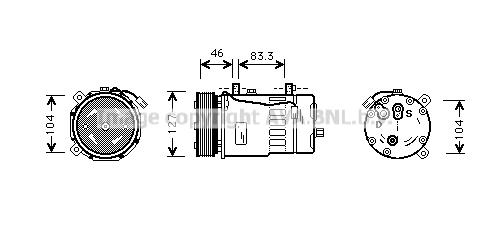 AVA VNAK050 Compressor VNAK050 VNAK050 AVA Compressor