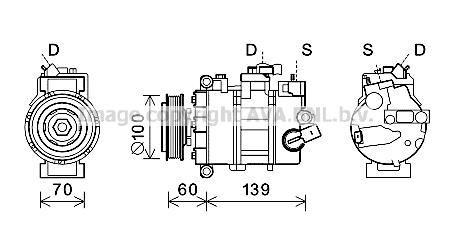 AVA VNK356 Compressor VNK356 VNK356 AVA Compressor