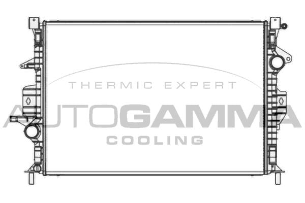 Autogamma 107819 Radiator, engine cooling 107819