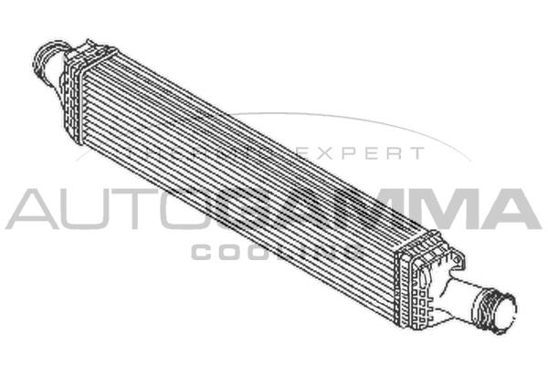 Autogamma 107853 Intercooler, charger 107853