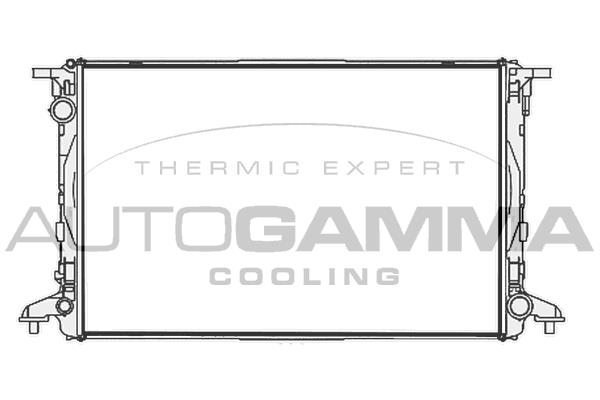Autogamma 107911 Radiator, engine cooling 107911