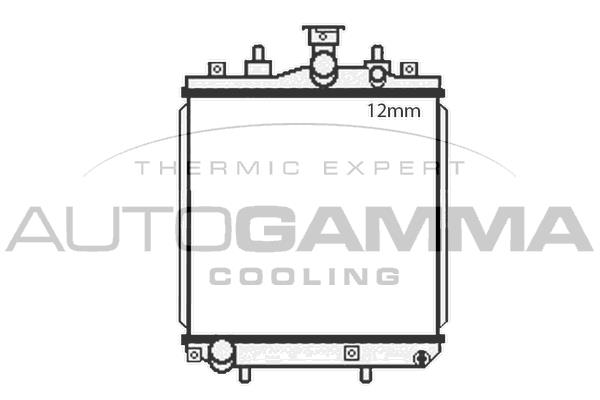 Autogamma 107948 Radiator, engine cooling 107948