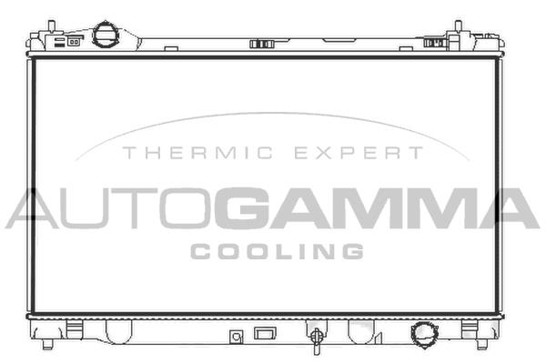 Autogamma 107971 Radiator, engine cooling 107971