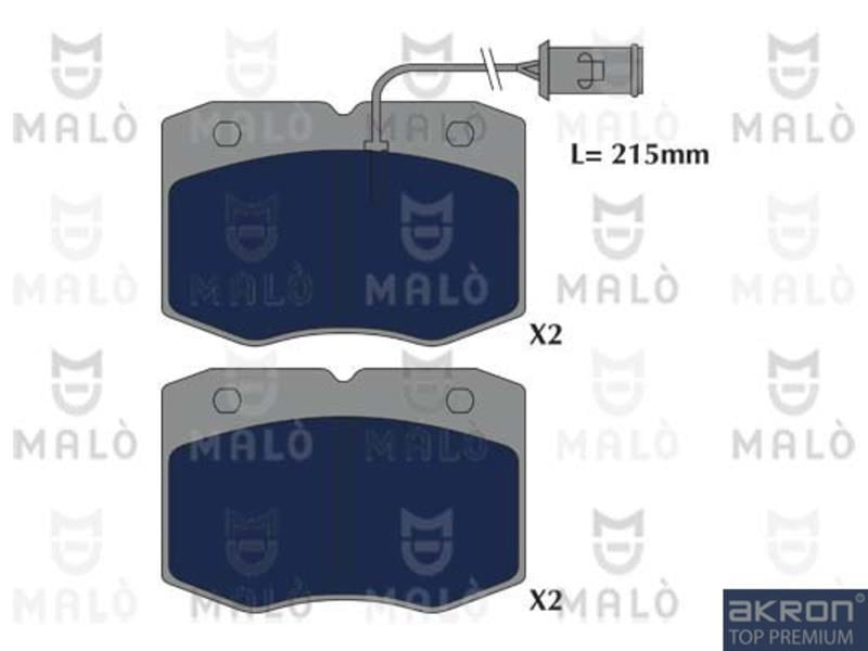 Malo 1051323 Brake Pad Set, disc brake 1051323
