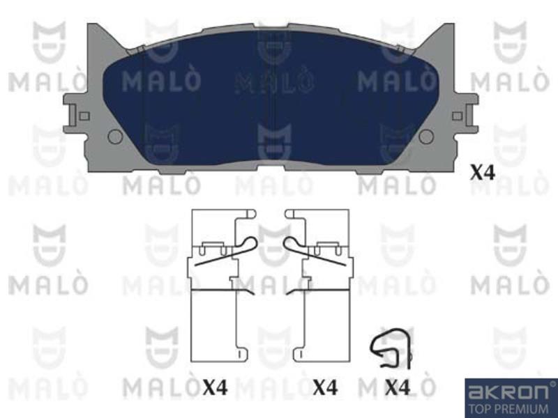 Malo 1051331 Brake Pad Set, disc brake 1051331