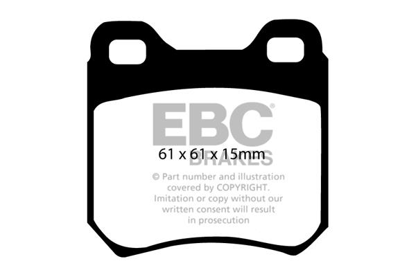 EBC DP676 Brake Pad Set, disc brake DP676