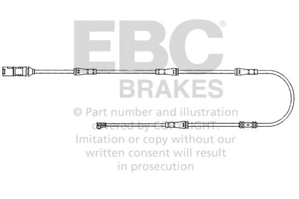 EBC EFA159 Warning contact, brake pad wear EFA159