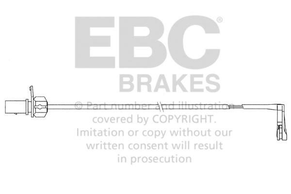 EBC EFA156 Warning contact, brake pad wear EFA156