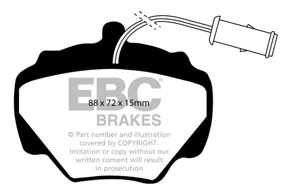 EBC DP663 Brake Pad Set, disc brake DP663
