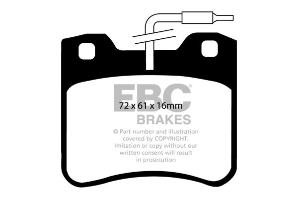 EBC DP656 Brake Pad Set, disc brake DP656