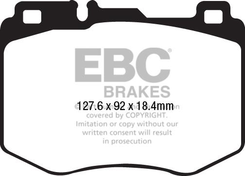 EBC DPX2210 Brake Pad Set, disc brake DPX2210