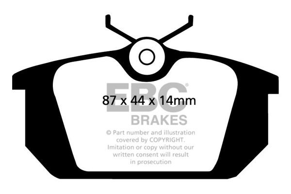 EBC DP596 Brake Pad Set, disc brake DP596