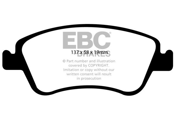 EBC DP1948 Brake Pad Set, disc brake DP1948