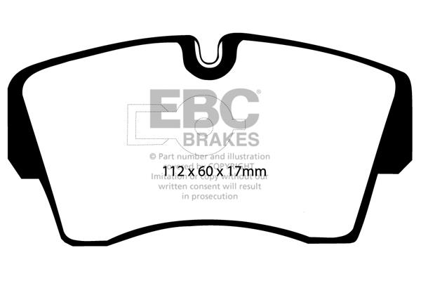 EBC DP754 Brake Pad Set, disc brake DP754
