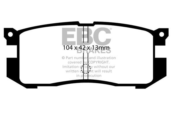 EBC DP739 Brake Pad Set, disc brake DP739