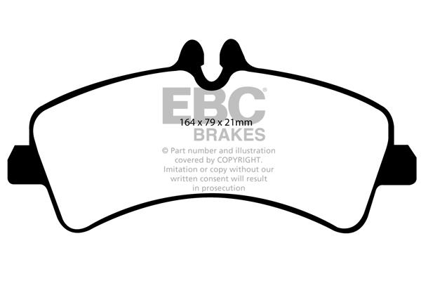 EBC DP1929 Brake Pad Set, disc brake DP1929