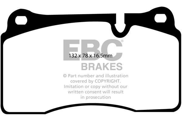 EBC DP1922 Brake Pad Set, disc brake DP1922